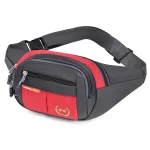 Esportes impermeáveis Fanny Pack para homens e mulheres, Pacote de negócios de grande capacidade, Bolsa para celular portátil ao ar livre, Bolsa de cintura de trabalho 6